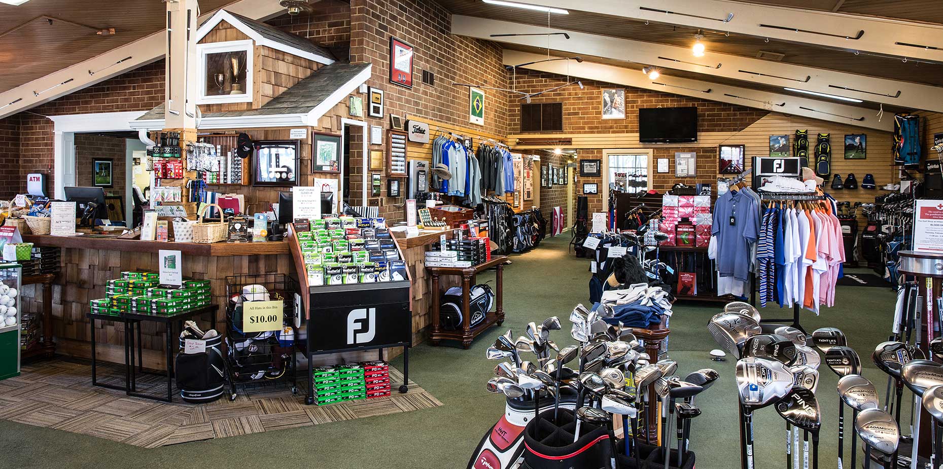 Golf sales pro shop