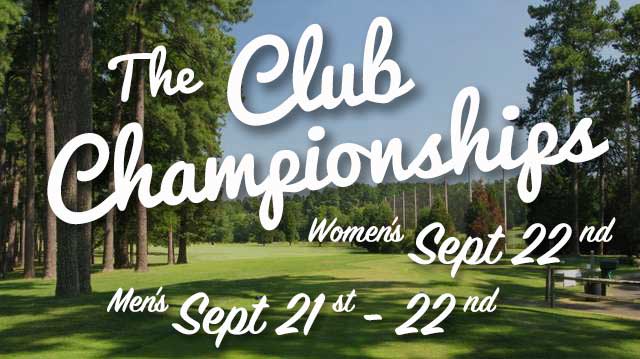 Hillandale Golf Club Championships Sept 21st
